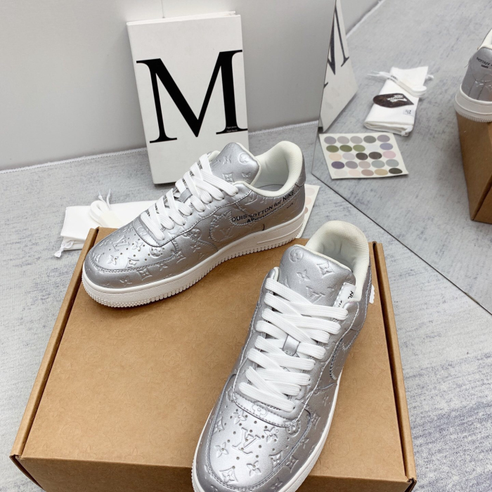 Louis Vuitton x Off White x Air Force 1 Sneaker Size 36-45   9-Color
