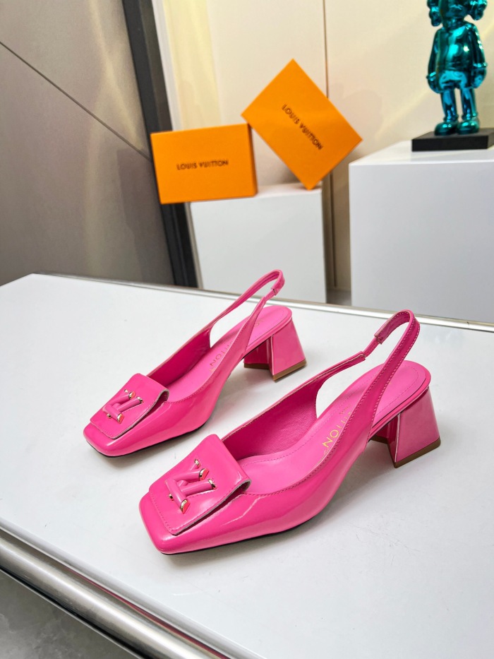 Louis Vuitton Shake Slingback Pumps Size 35-41 6-Color