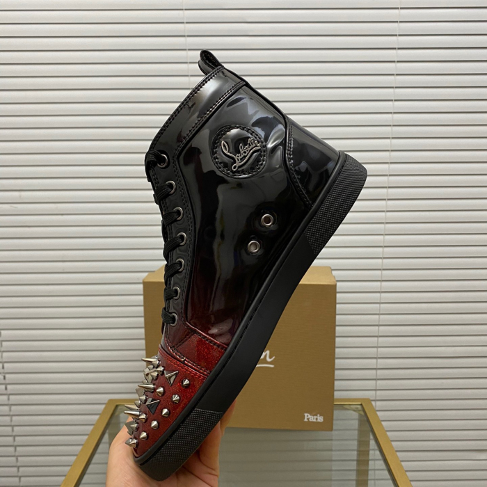 Christian Louboutin Lou Pik Pik High-Top Sneaker Size 36-46  7-Color