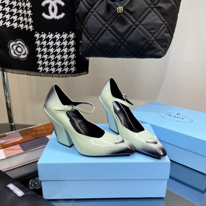 Prada Brushed Leather Pumps Size 35-41 5-Color