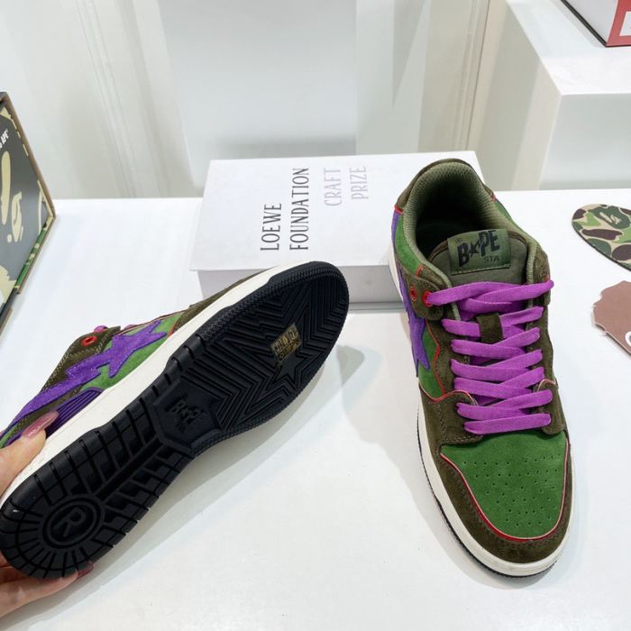 Bape SK8 STA Sneaker Size 36-45   5-Color