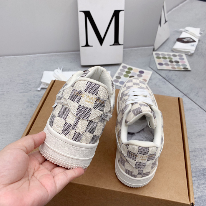 Louis Vuitton x Off White x Air Force 1 Sneaker Size 36-45   9-Color