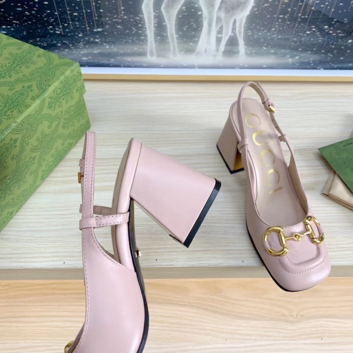 Gucci Slingback With Horsebit Pumps Size 35-41 4-Color