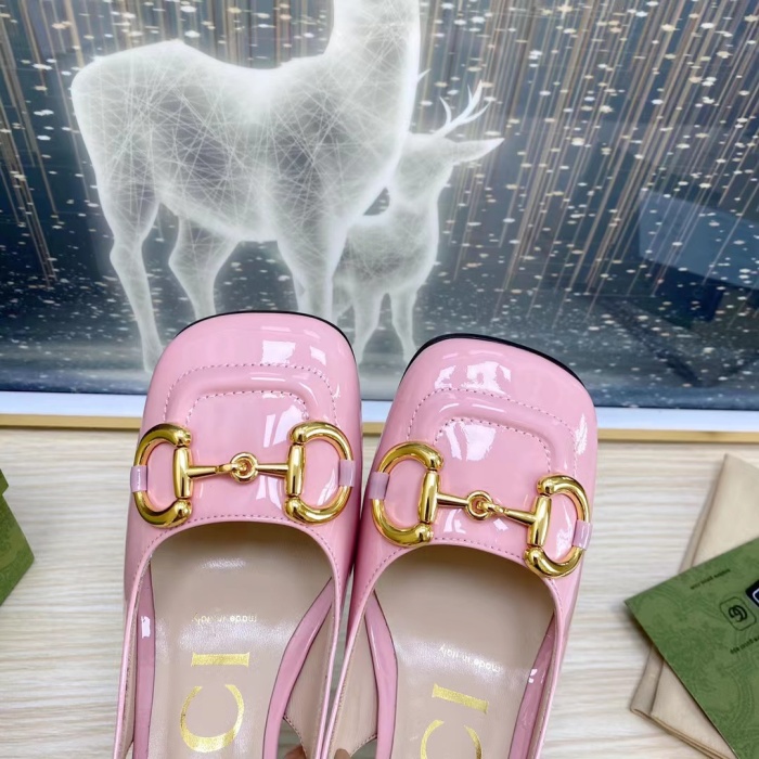 Gucci Slingback With Horsebit Pumps Size 35-41 7-Color