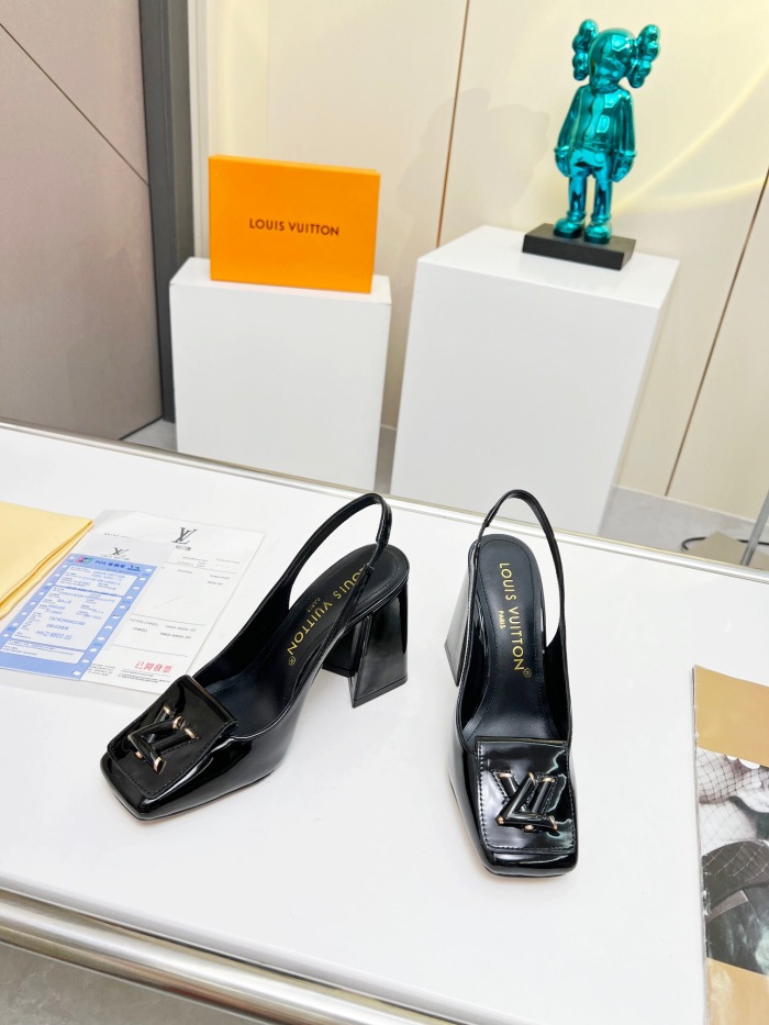Louis Vuitton Shake Slingback Pumps Size 35-41 6-Color