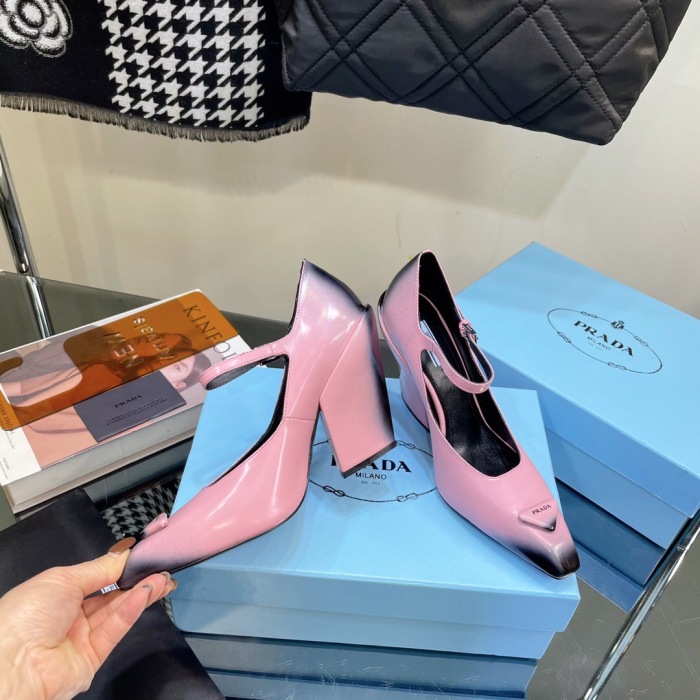 Prada Brushed Leather Pumps Size 35-41 5-Color