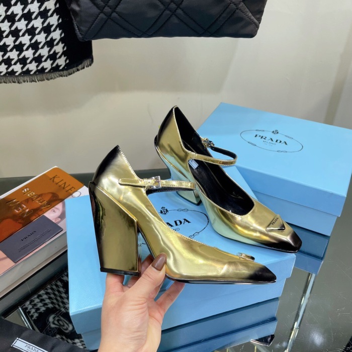 Prada Brushed Leather Pumps Size 35-41 5-Color