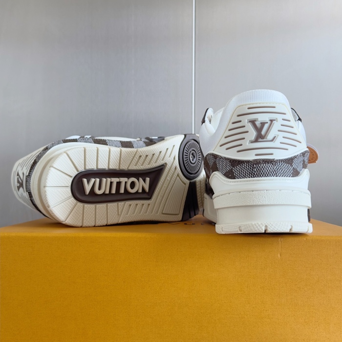Louis Vuitton LV Trainer Damier New Men Sneaker Size 40-45