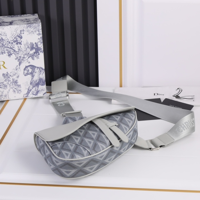 Dior 2022SS Pre-Fall Saddle Men Shoulder Bags 20*28.6*5cm
