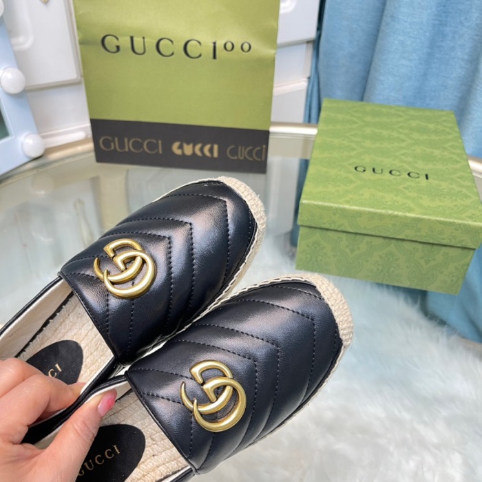 Gucci Espadrille with Double G Size 35-41 2-Color