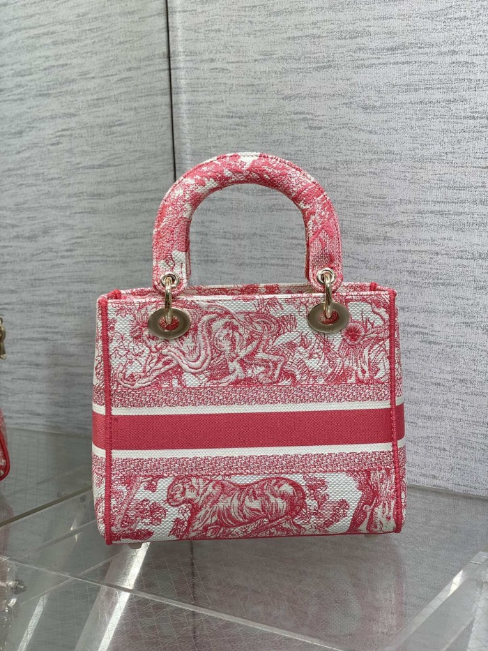 Dior Lady D-Lite Women Shoulder Bags Size 24*11*20cm