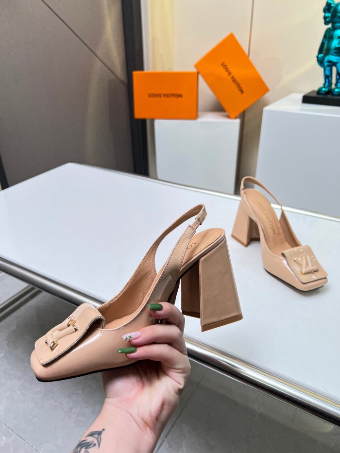 Louis Vuitton Shake Slingback Pumps Size 35-41 6-Color
