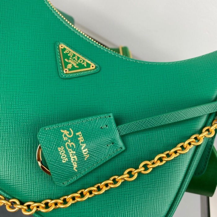 Prada 1BH204 Redition 2005 Women Bags Leather 22*18*6cm