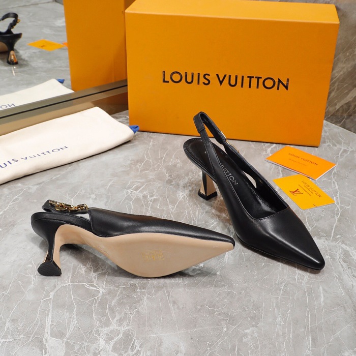 Louis Vuitton Sparkle Slingback Pumps Size 35-41 3-Color