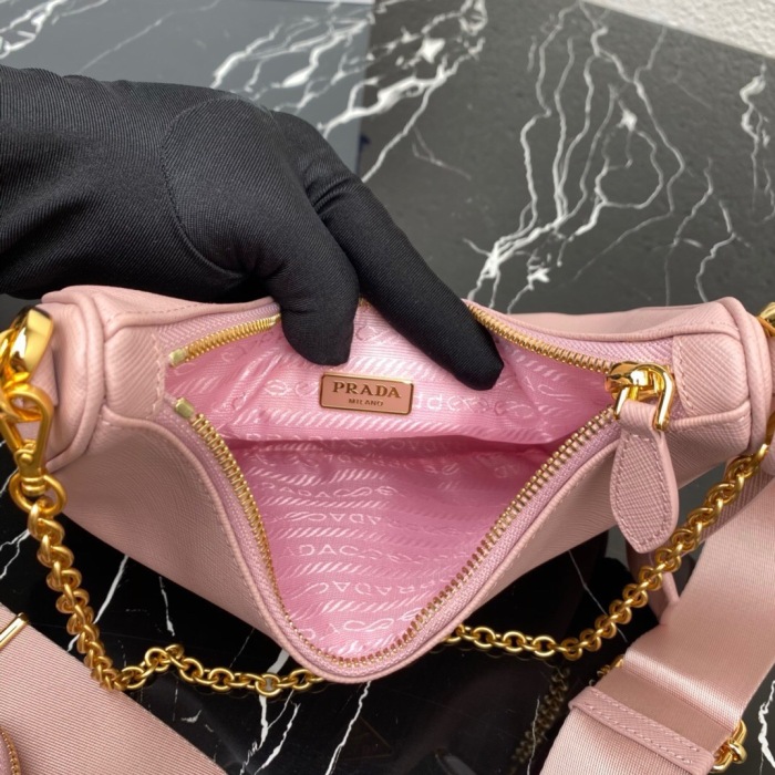Prada 1BH204 Redition 2005 Women Bags Leather 22*18*6cm