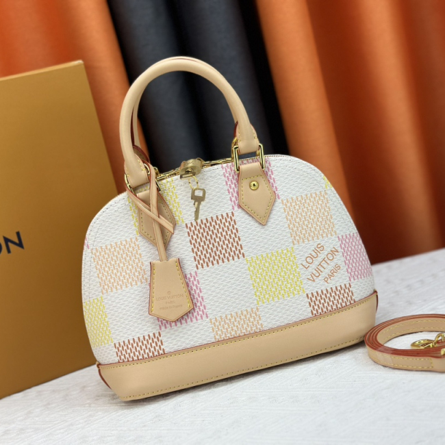 Louis Vuitton N40516 Alma BB Damierlicious Shoulder Bags Size 23*17*11cm