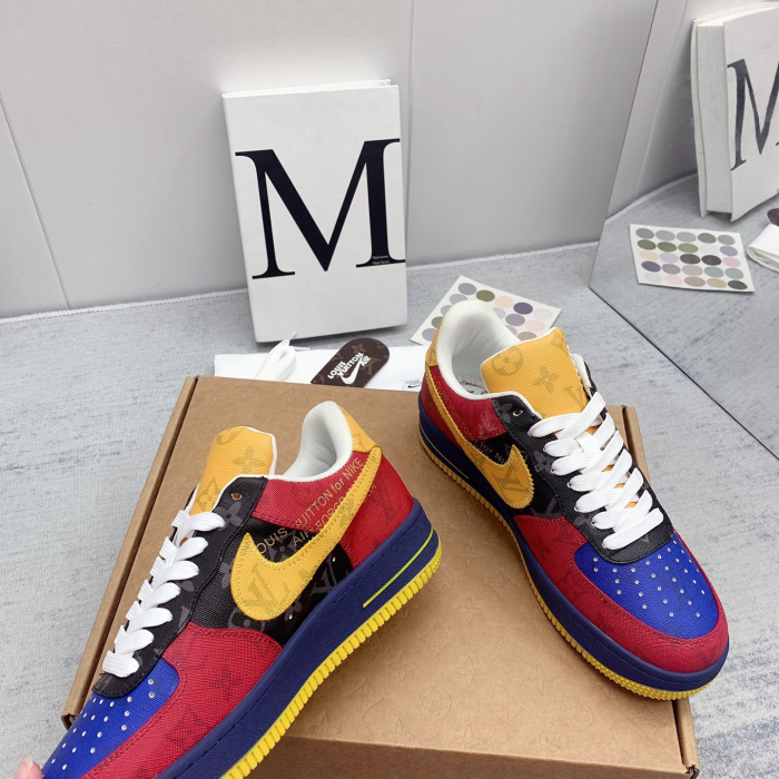 Louis Vuitton x Off White x Air Force 1 Sneaker Size 36-45   9-Color