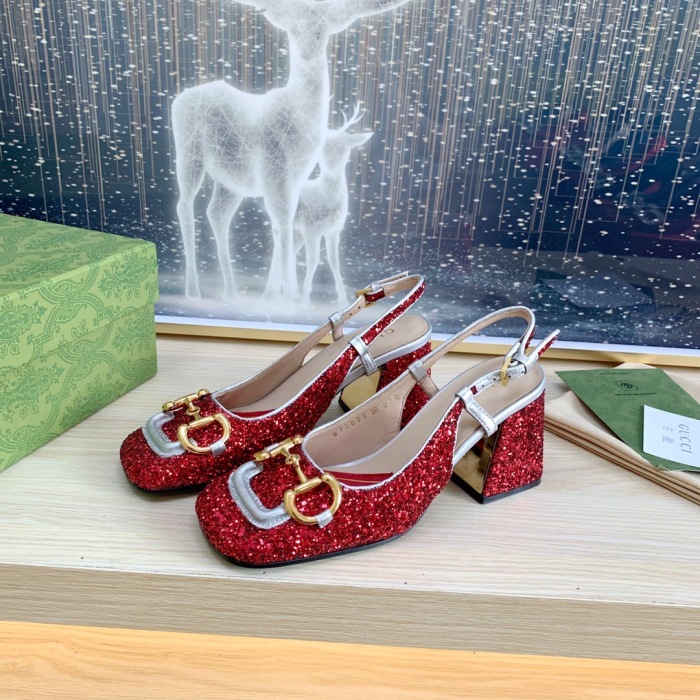 Gucci Slingback With Horsebit Pumps Size 35-41 5-Color