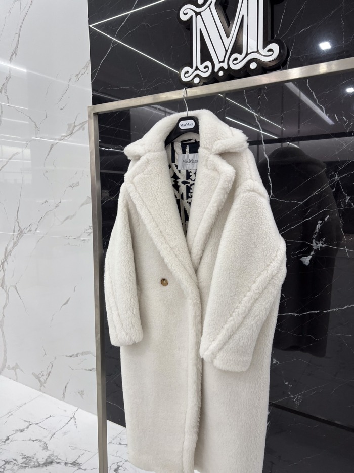 Max Mara Teddy fur long coat Size XS-M