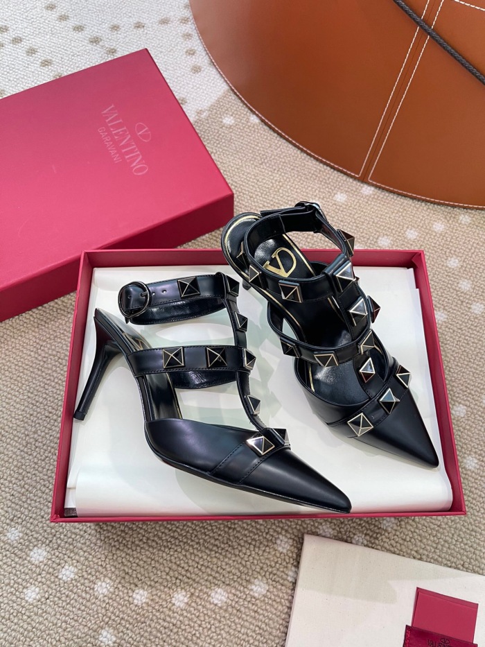 Valentino Roman Stud Calfskin Pumps Size 35-41 12-Color