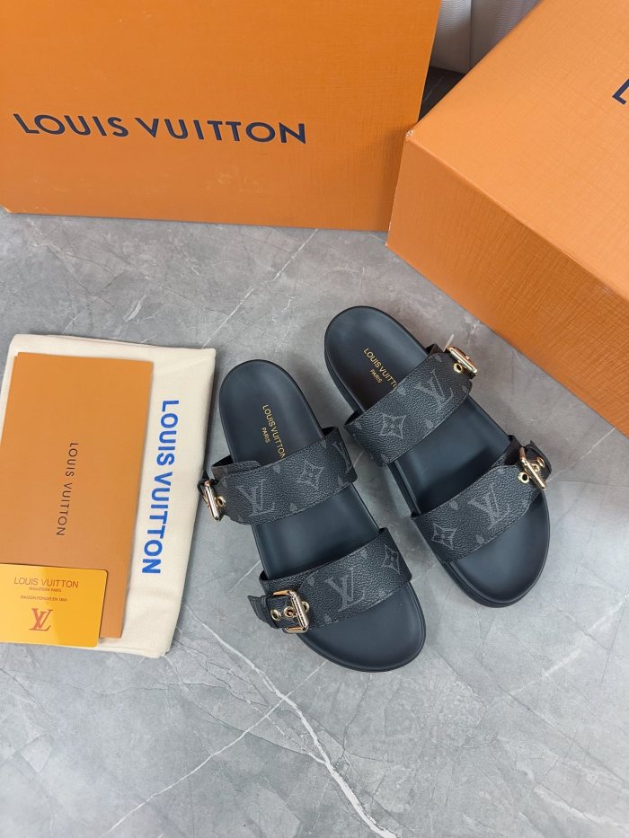 Louis Vuitton Slippers Size 36-45 6-Color