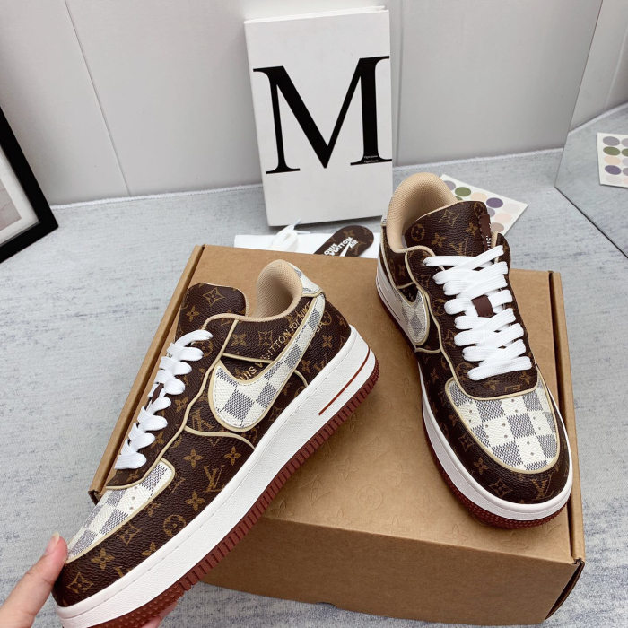 Louis Vuitton x Off White x Air Force 1 Sneaker Size 36-45   9-Color
