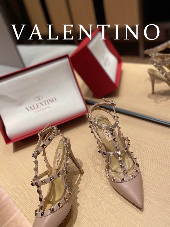 Valentino Rockstud Ankle Strap Pumps Size 35-41 11-Color