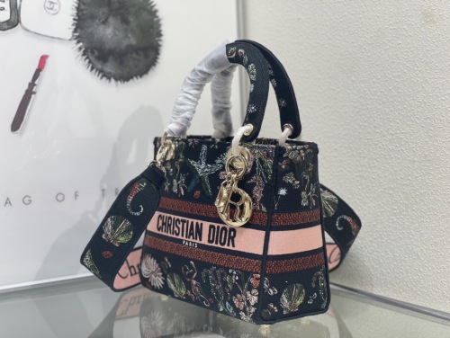 Dior Lady Women Shoulder Bags 24*20*11cm