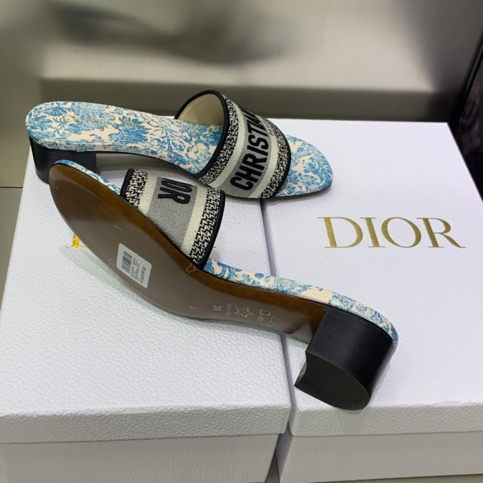 Dior Dway Heeled Sandal Pumps Size 35-41 9-Color