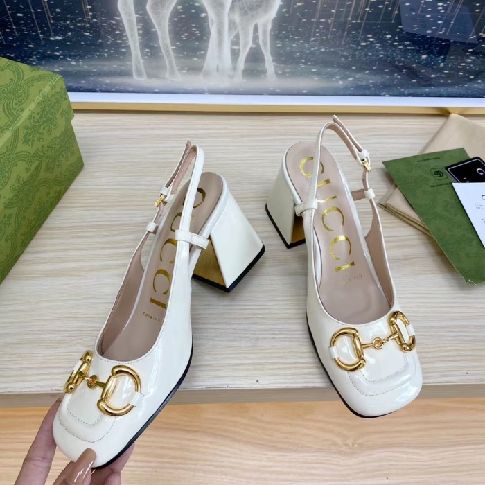 Gucci Slingback With Horsebit Pumps Size 35-41 7-Color