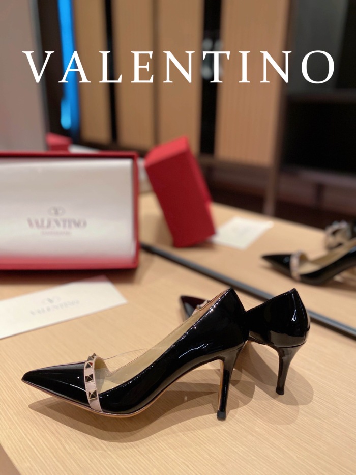 Valentino Rockstud Patent-Leather Pumps Size 35-41 3-Color