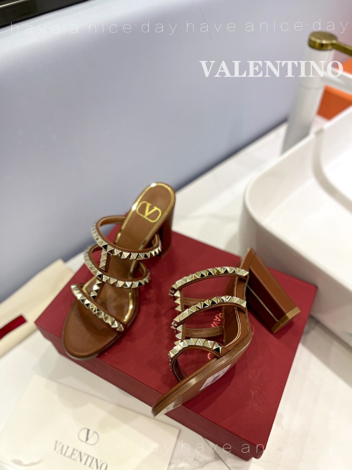 Valentino Rockstud Calfskin Leather Pumps Size 35-41 5-Color