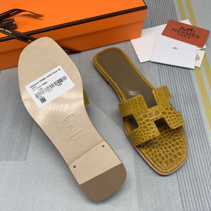 Hermes Oran Slippers Size 35-41  12-Color