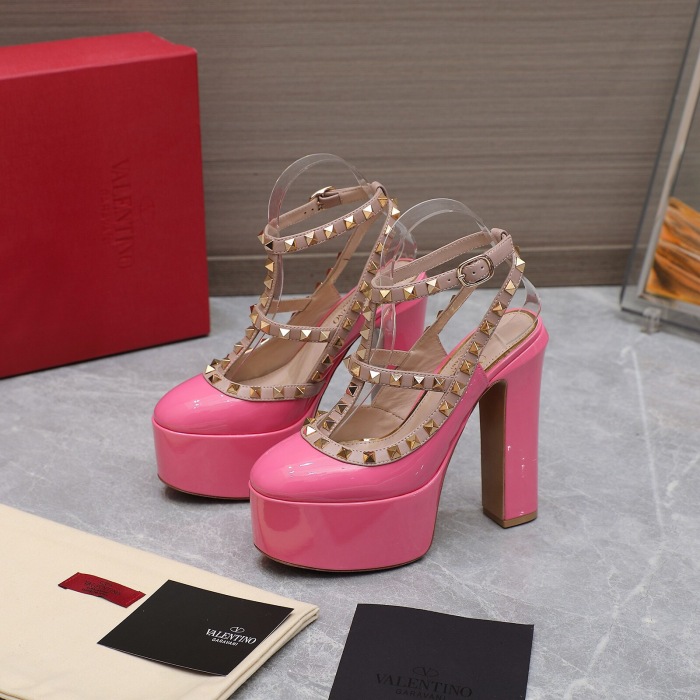Valentino Rockstud Platform Pumps Size 35-41 6-Color