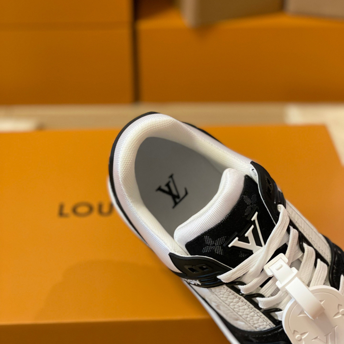 Louis Vuitton Trainer Monogram denim Sneaker Size 36-46  5-Color