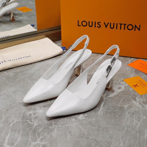 Louis Vuitton Sparkle Slingback Pumps Size 35-41 3-Color