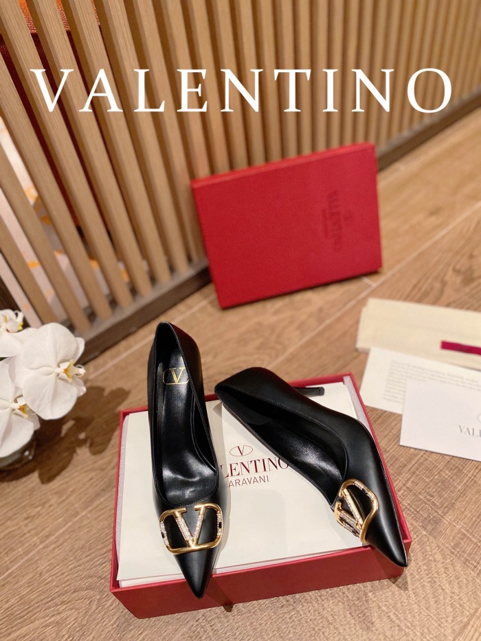 Valentino Vlogo Signature Slingback Pumps Size 35-41 4-Color