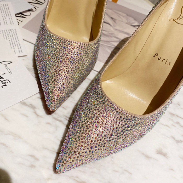 Christian Louboutin Kate Strass Pumps Size 35-41 12-Color