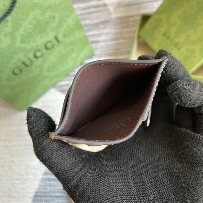 Gucci Neo Vintage GG Supreme card case Size 10*7cm Style: 597557