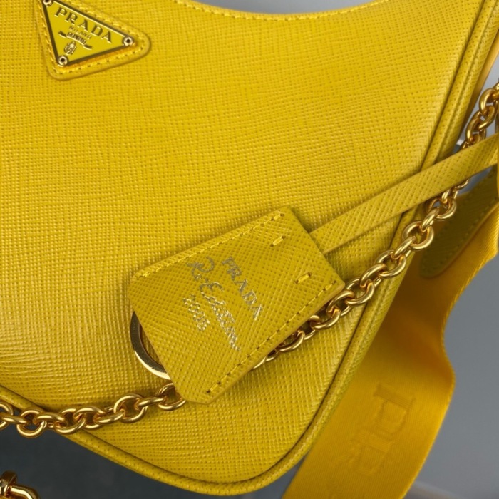 Prada 1BH204 Redition 2005 Women Bags Leather 22*18*6cm