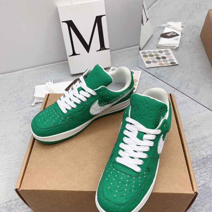 Louis Vuitton x Off White x Air Force 1 Sneaker Size 36-45   8-Color