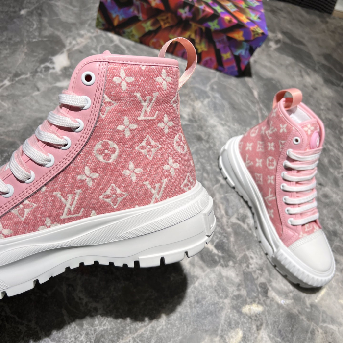 Louis Vuitton Squad High Top Sneaker Size 35-40  2-Color