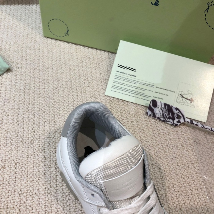 OFF White Out of Office Calf Leather Sneaker Size 35-45   8-Color