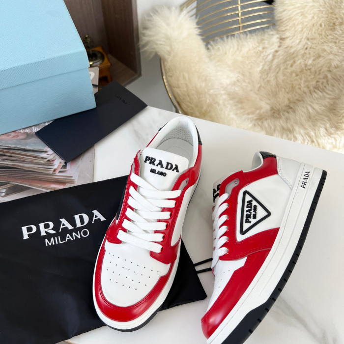 Prada District Leather Sneaker Size 36-45   5-Color
