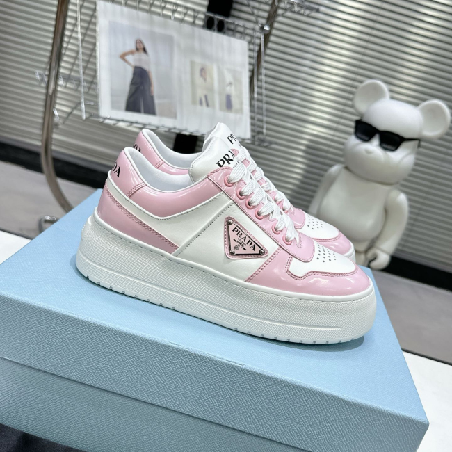 Prada 2024 New Downtown Bold leather Sneaker Size 36-41