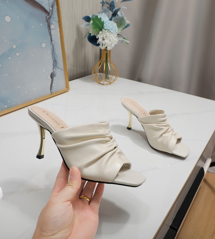Dior D-Fame Heeled Sandal Pumps Size 35-41 5-Color