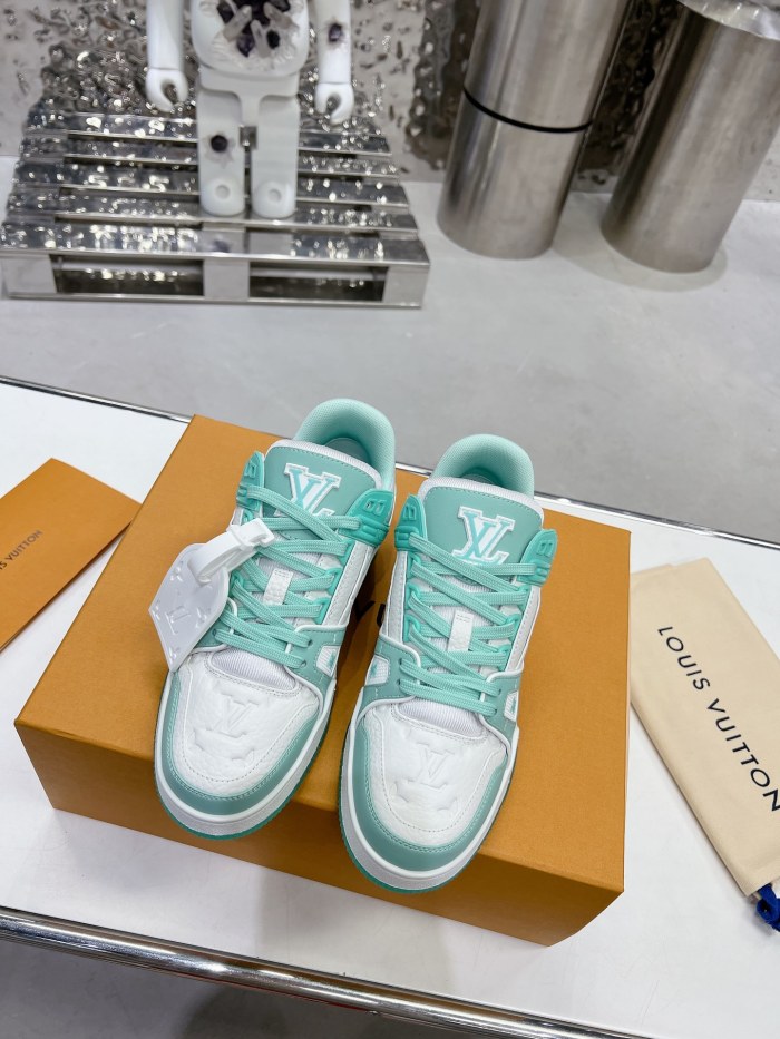 Louis Vuitton Trainer Monogram denim Sneaker Size 36-46
