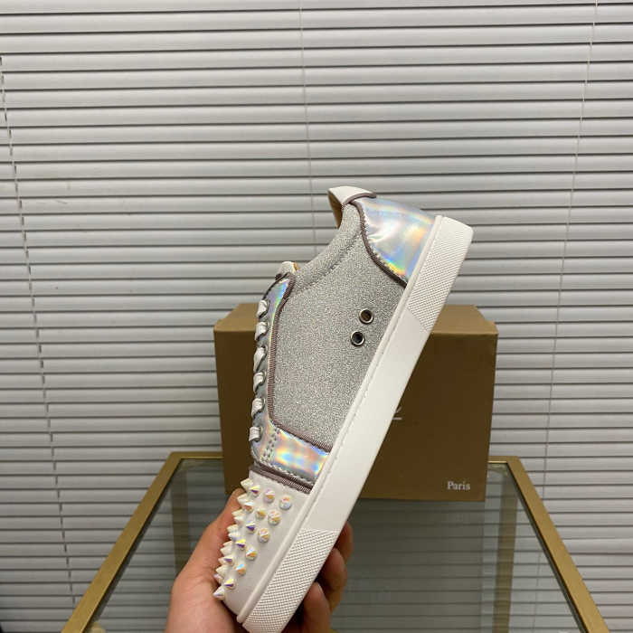 Christian Louboutin Louis Junior Spikes Sneaker Size 36-46  10-Color