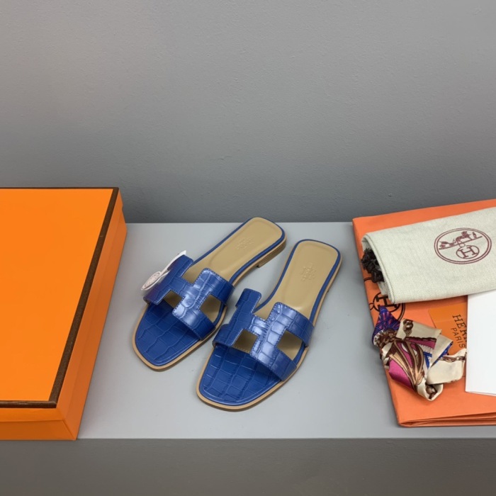 Hermes Oran Slippers Size 35-41  9-Color