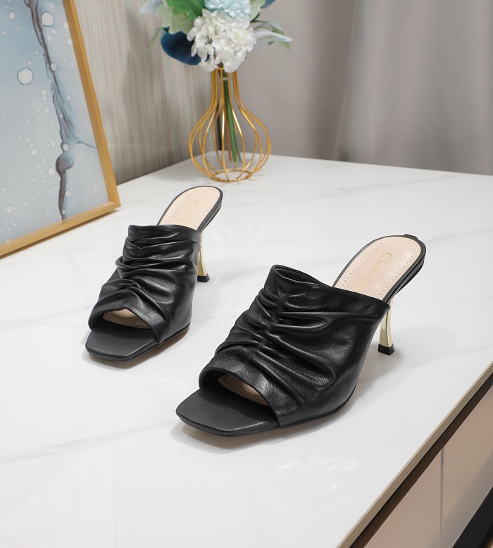 Dior D-Fame Heeled Sandal Pumps Size 35-41 5-Color